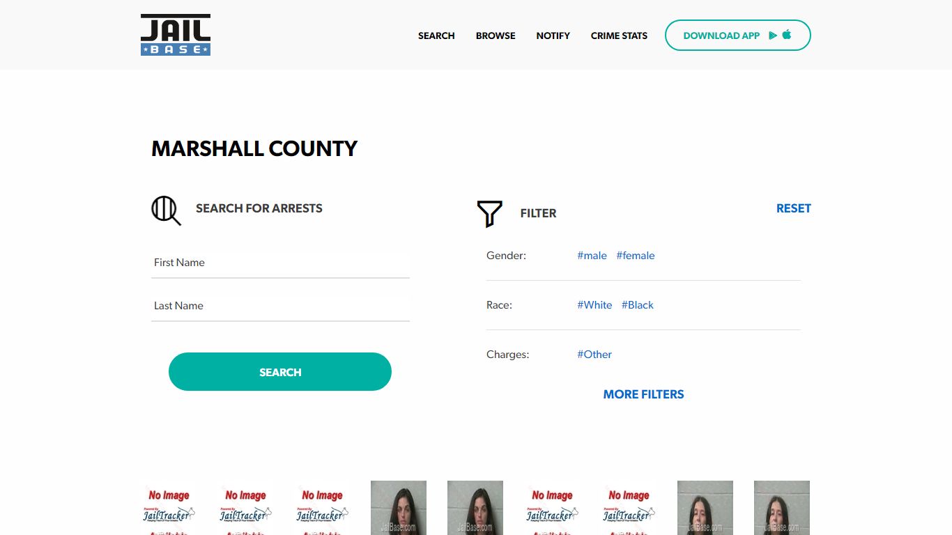 Marshall County Jail Inmate Search and Mugshots | JailBase